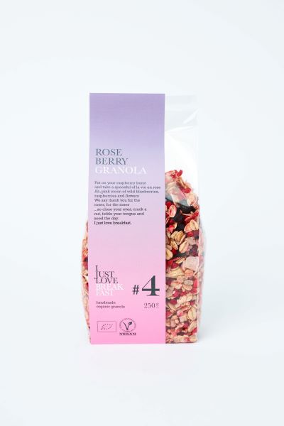 I Just Love Breakfast -- Granola rose berry bio (édition 4) - 250 g