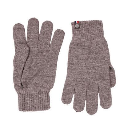 Maison Bonnefoy -- Gants tactiles jasmin bio l/xl gris