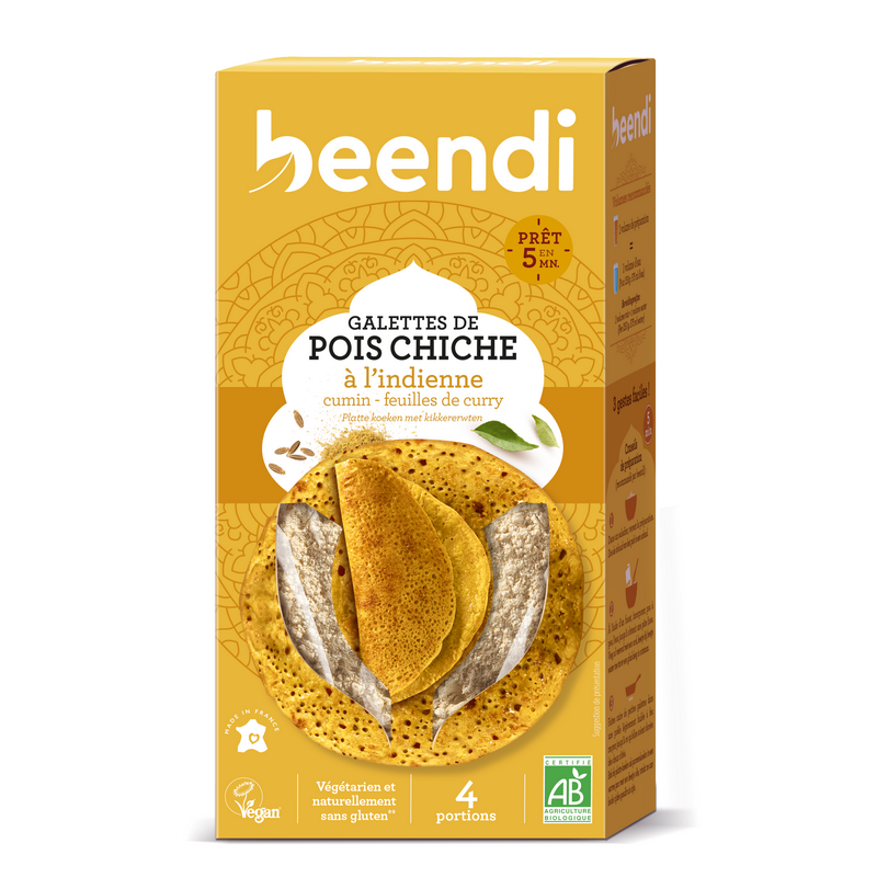 Beendi -- Galette Pois Chiche bio - 250g